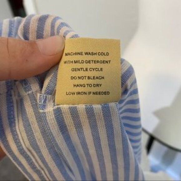 Love Notes Blue Striped Dress Size M - Picture 5 of 5